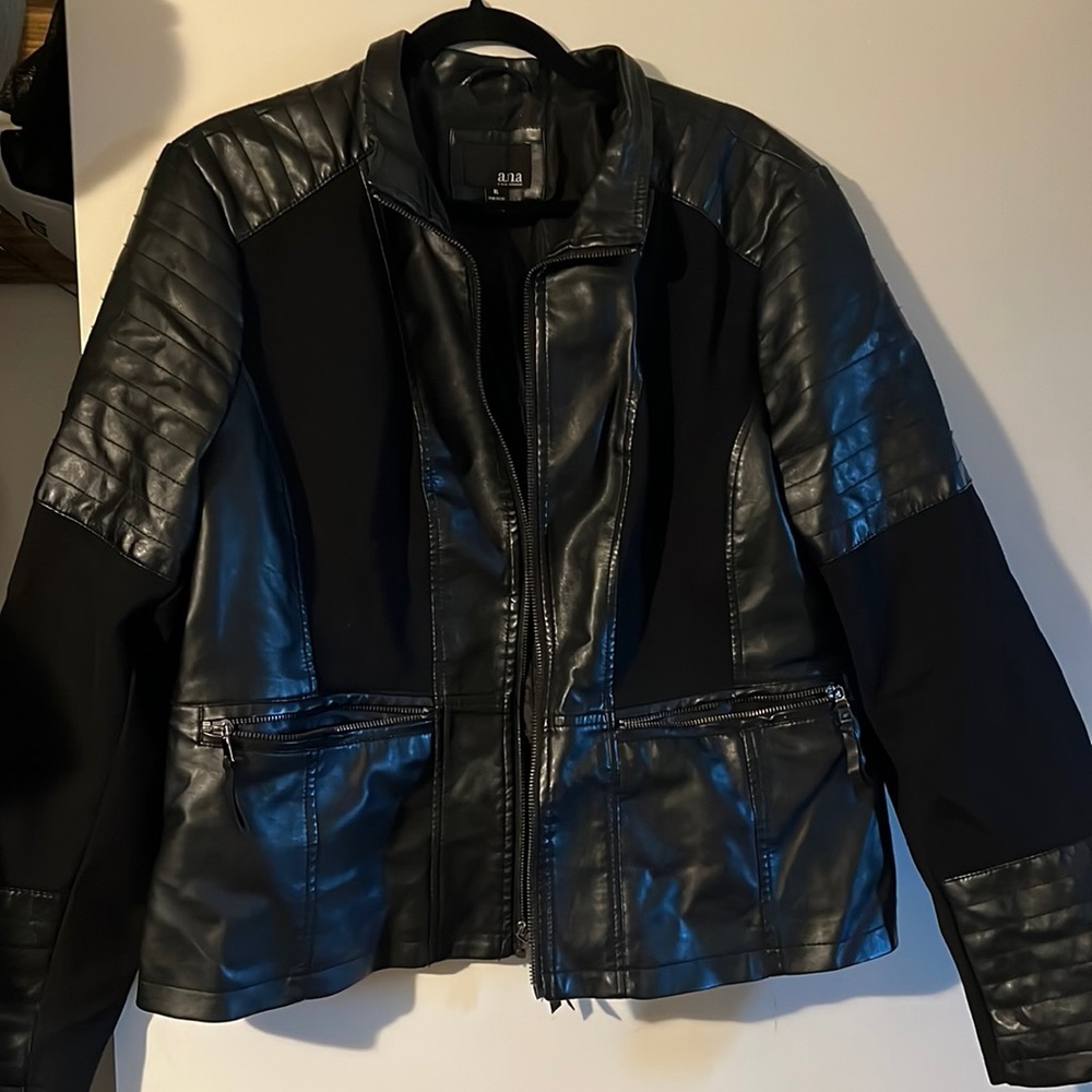 Womens Faux Leather Jacket